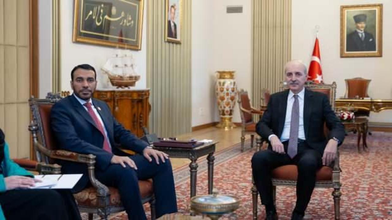 Kurtulmuş, BAE’nin Ankara Büyükelçisi'ni kabul etti