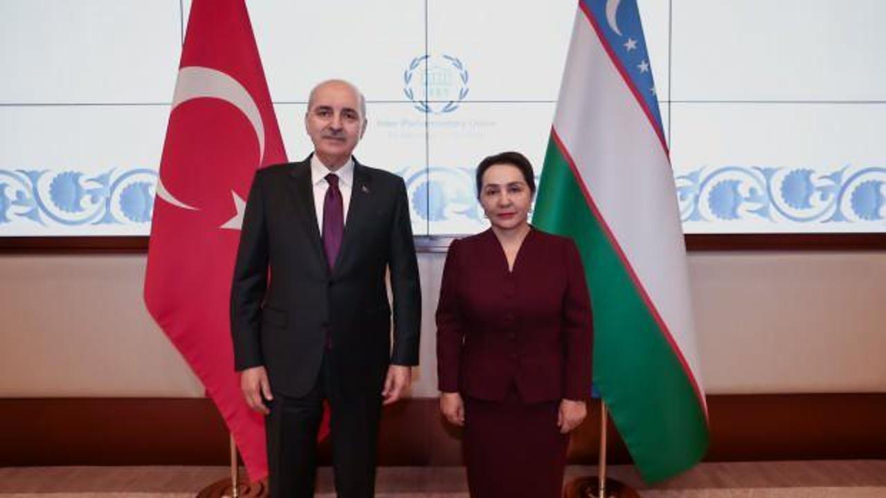Kurtulmuş, Özbekistan Ali Meclisi Senato Başkanı Narbayeva ile görüştü