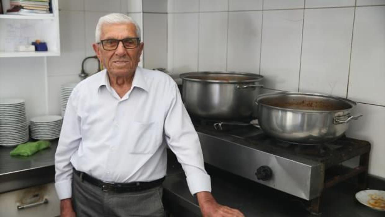 Kuru fasulyeci 97 yaşındaki 