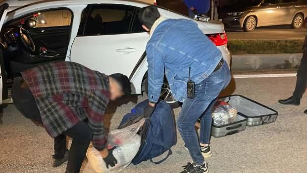 Kütahya'da 17 kilo uyuşturucu ele geçirildi