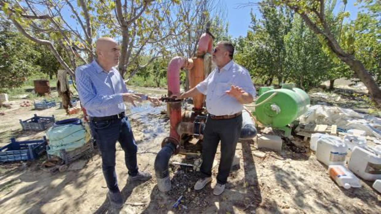 Kuyulardan tuzlu su çıkması çiftçileri korkuttu