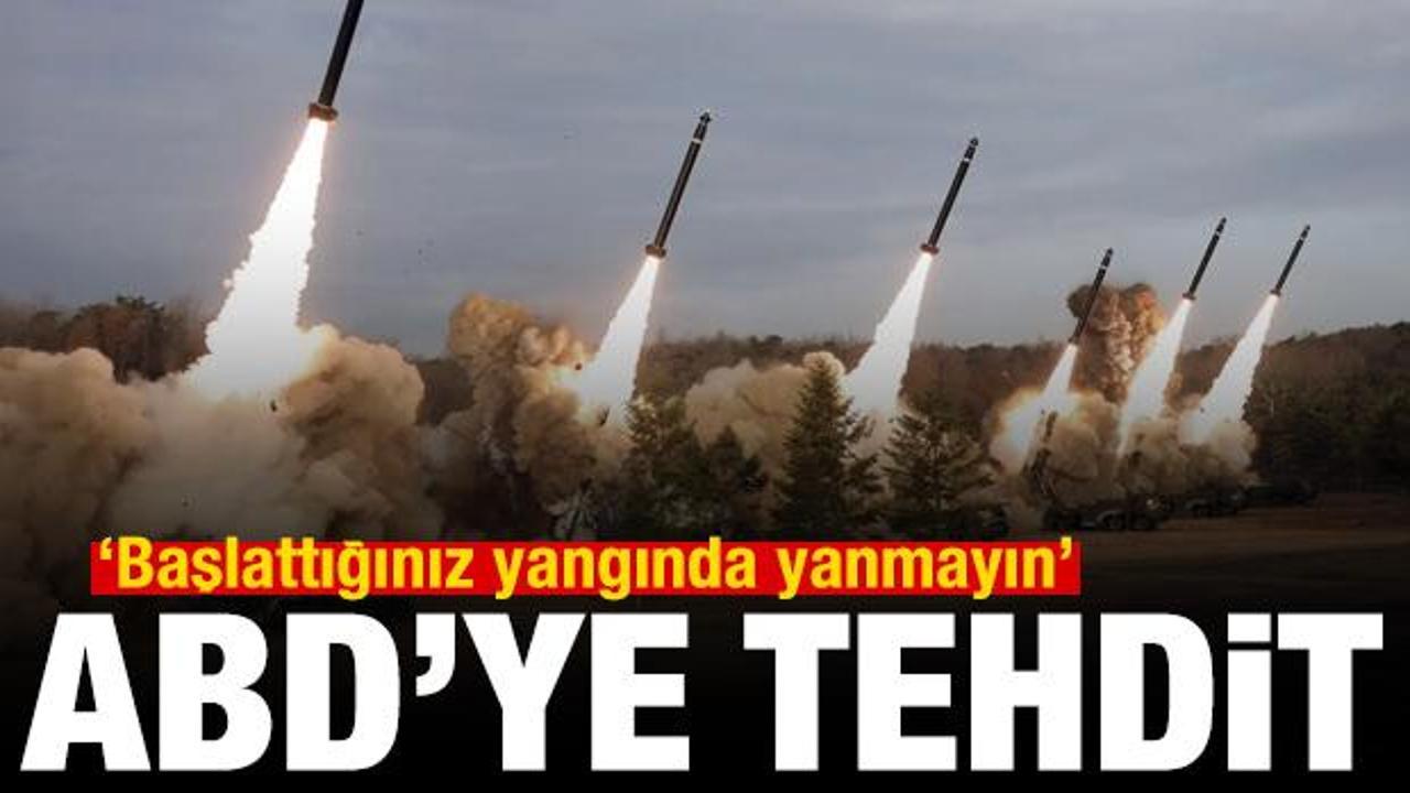 Kuzey Kore'den ABD'ye: Başlattığınız yangında yanmayın