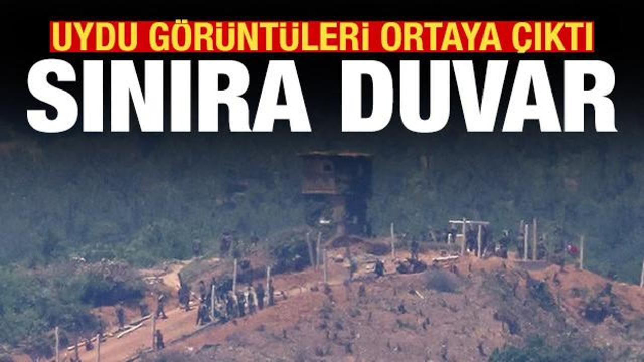 Kuzey Kore'den Güney Kore sınırına duvar