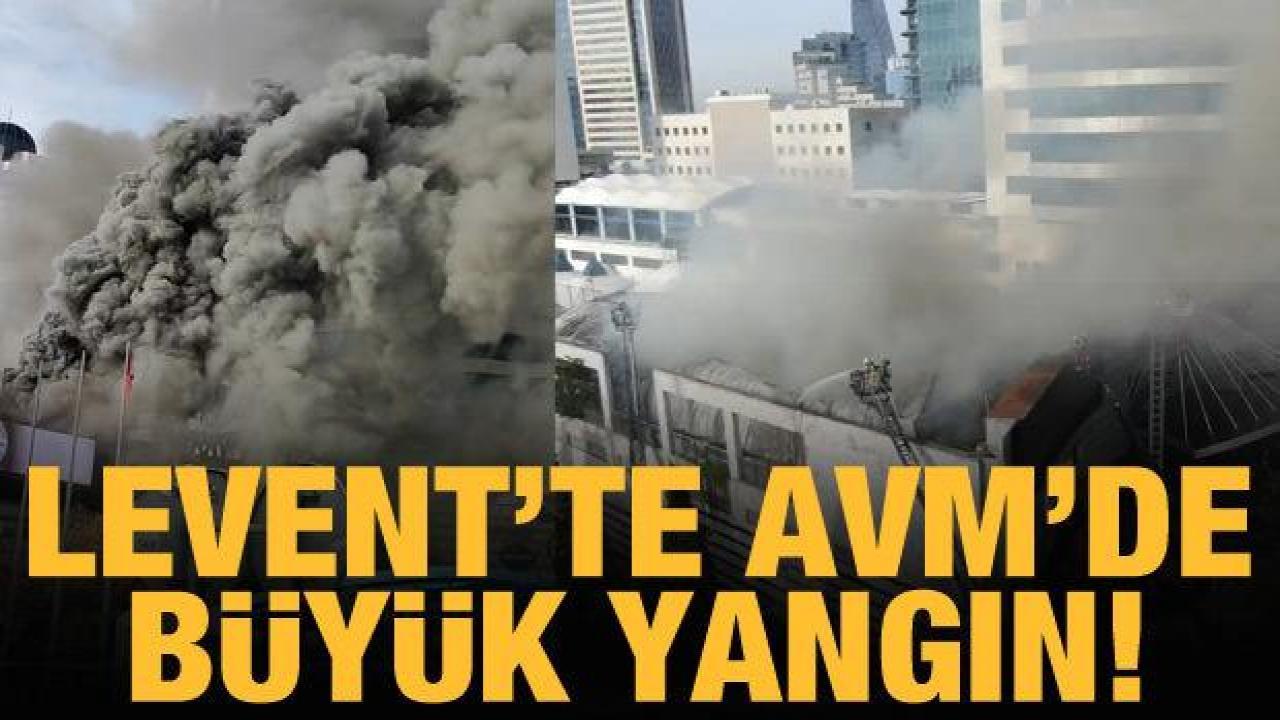 Levent'te Metrocity AVM'de yangın