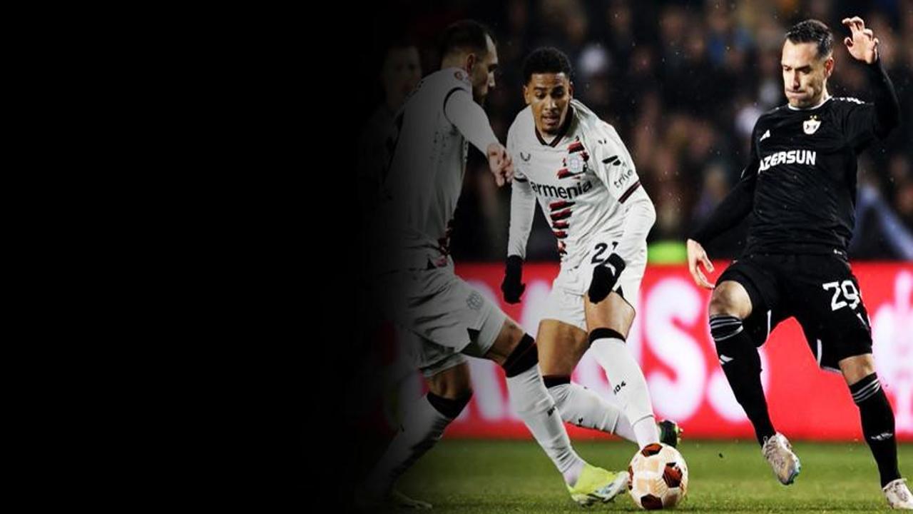 Leverkusen Azerbaycan'da öldü öldü dirildi! Karabağ, Xabi'ye ilki tattırdı