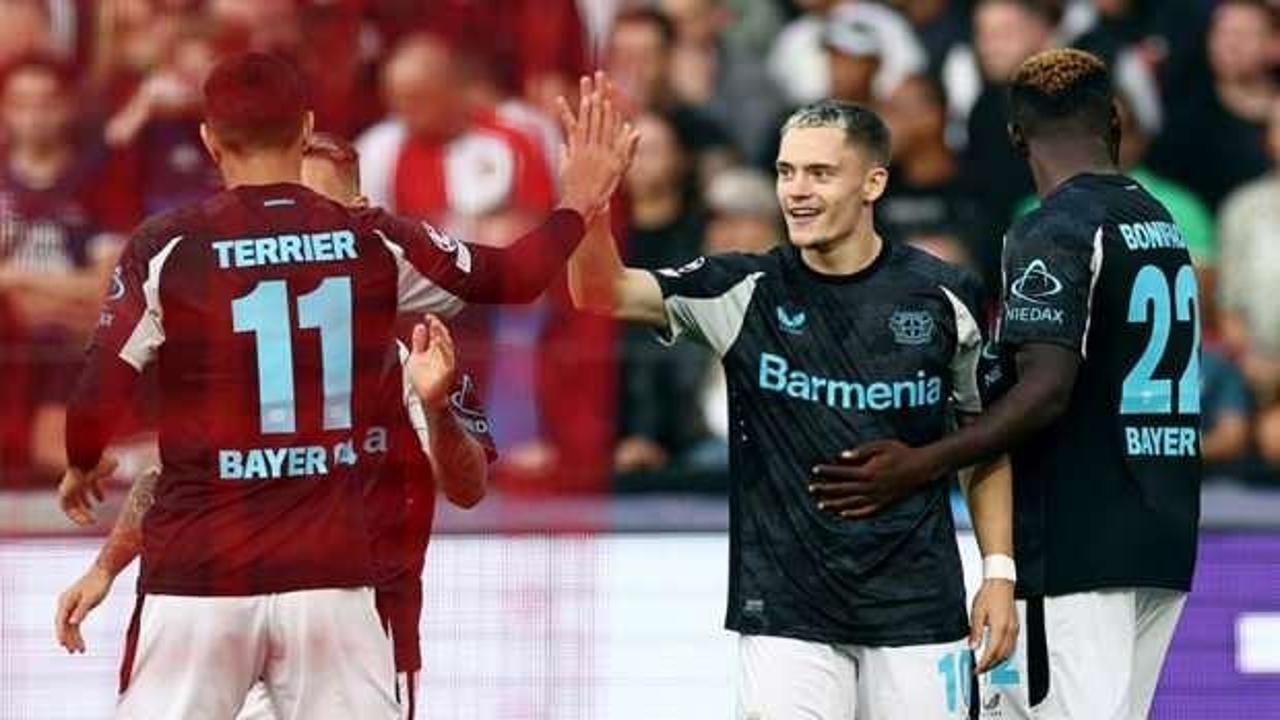 Leverkusen'den Şampiyonlar Ligi'ne dört dörtlük başlangıç