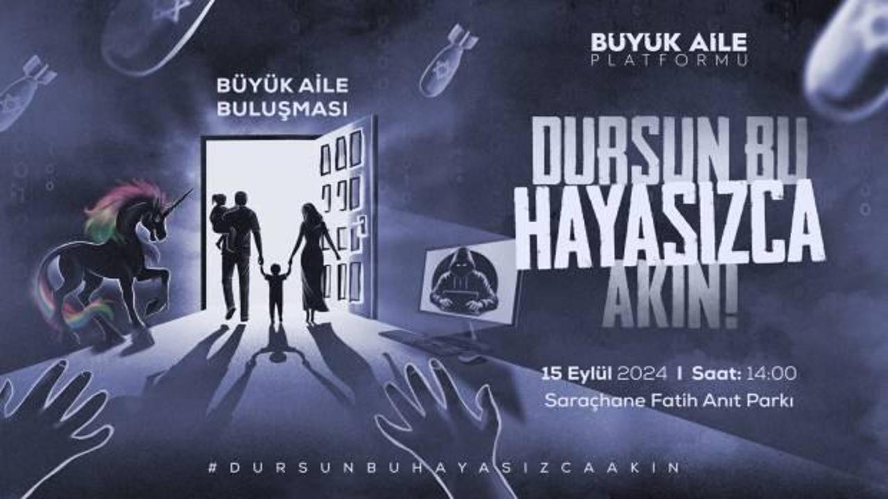 LGBT dayatmasına karşı Saraçhane'de toplanıyorlar: 