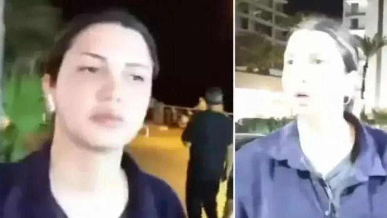 Lübnan'da canlı yayın yapan Fulya Öztürk'e müdahale