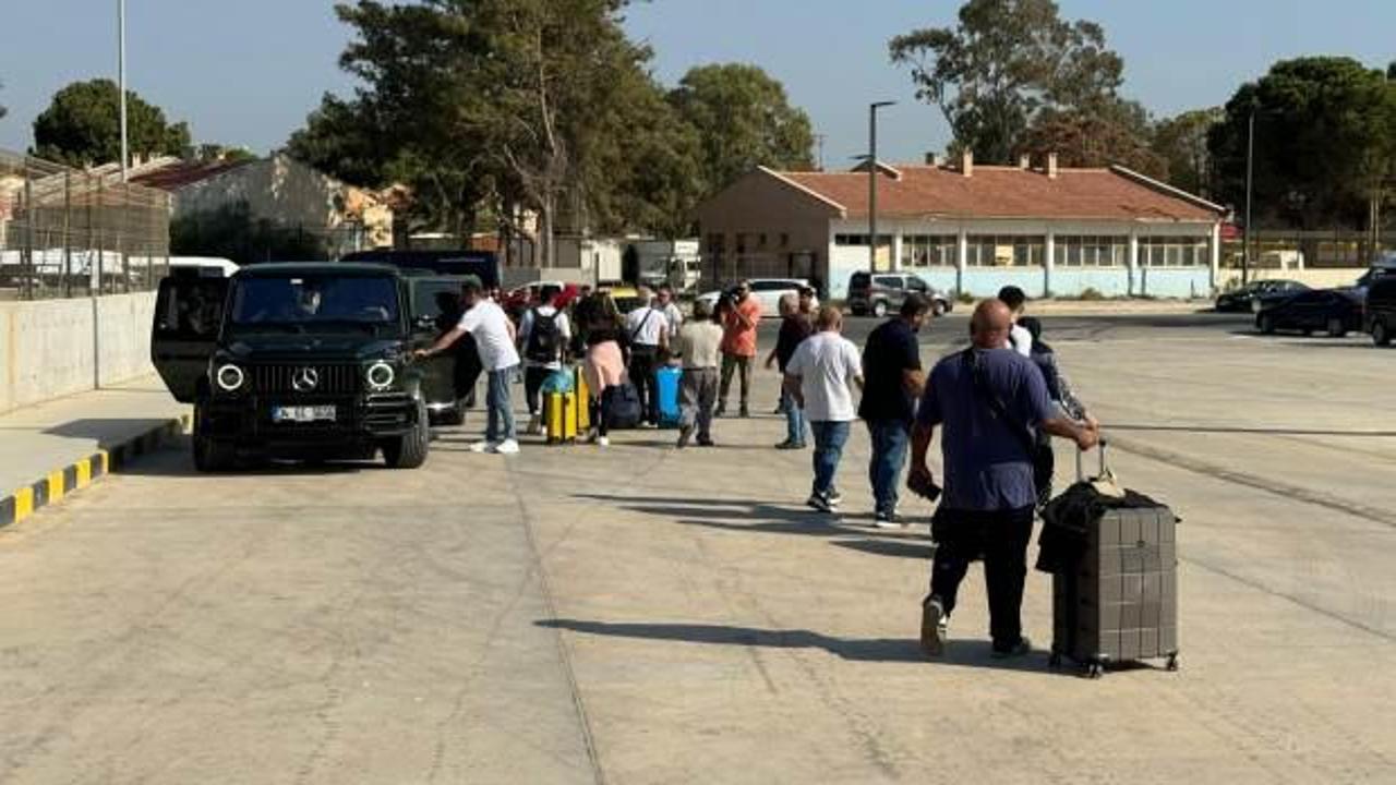 Lübnan'dan Mersin'e 361 yolcu daha geldi