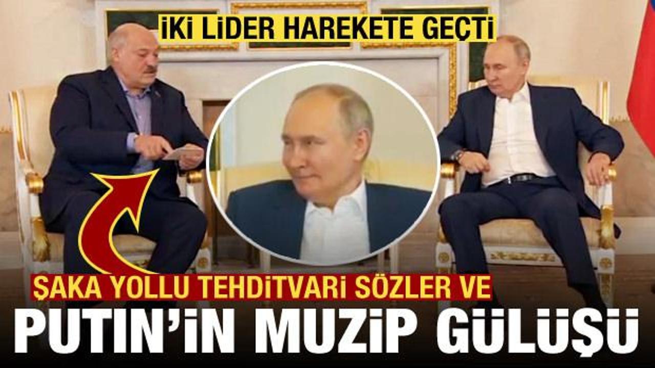 Lukaşenko'un mesajı, Putin'in muzip gülüşü: Batı'ya gitmek istiyorlar, zor tutuyorum