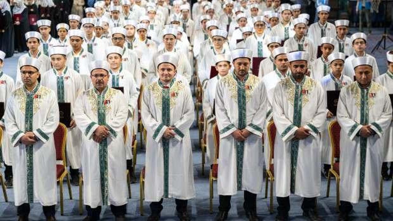 Malatya'da 244 hafızlık öğrencisi icazet belgesi aldı