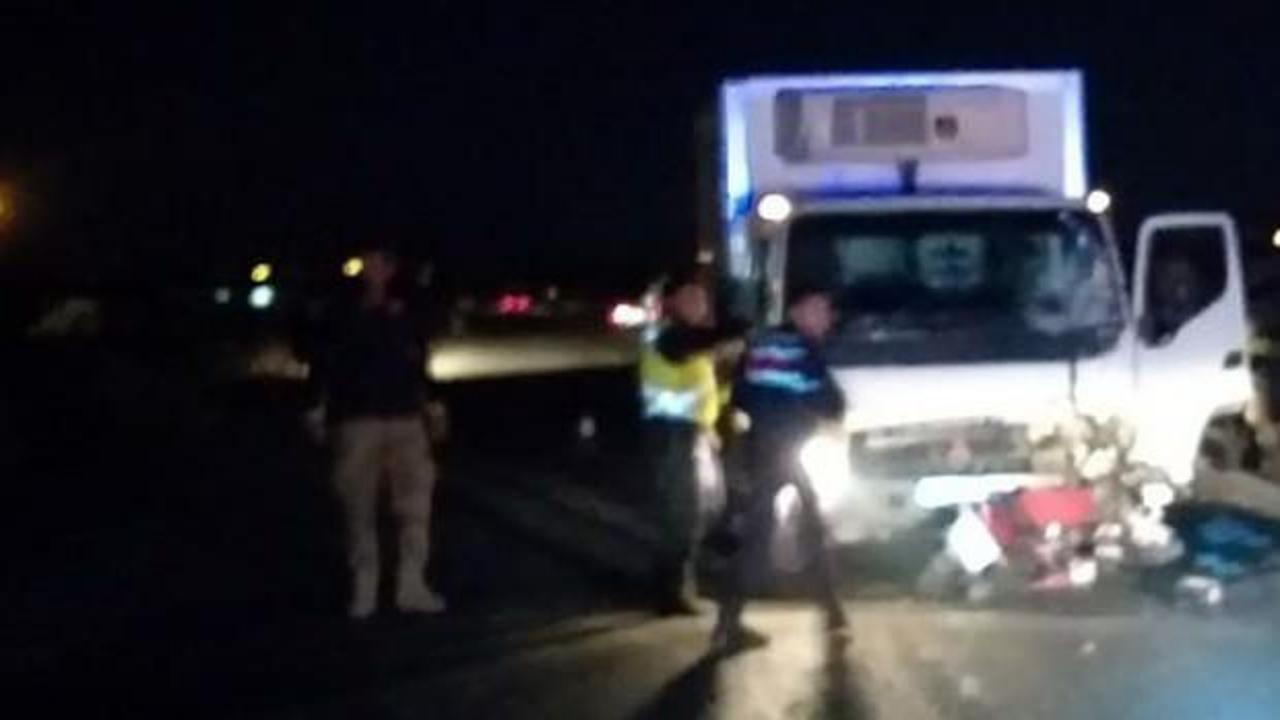 Malatya'da kamyonet ile motosiklet çarpıştı: 2 ölü