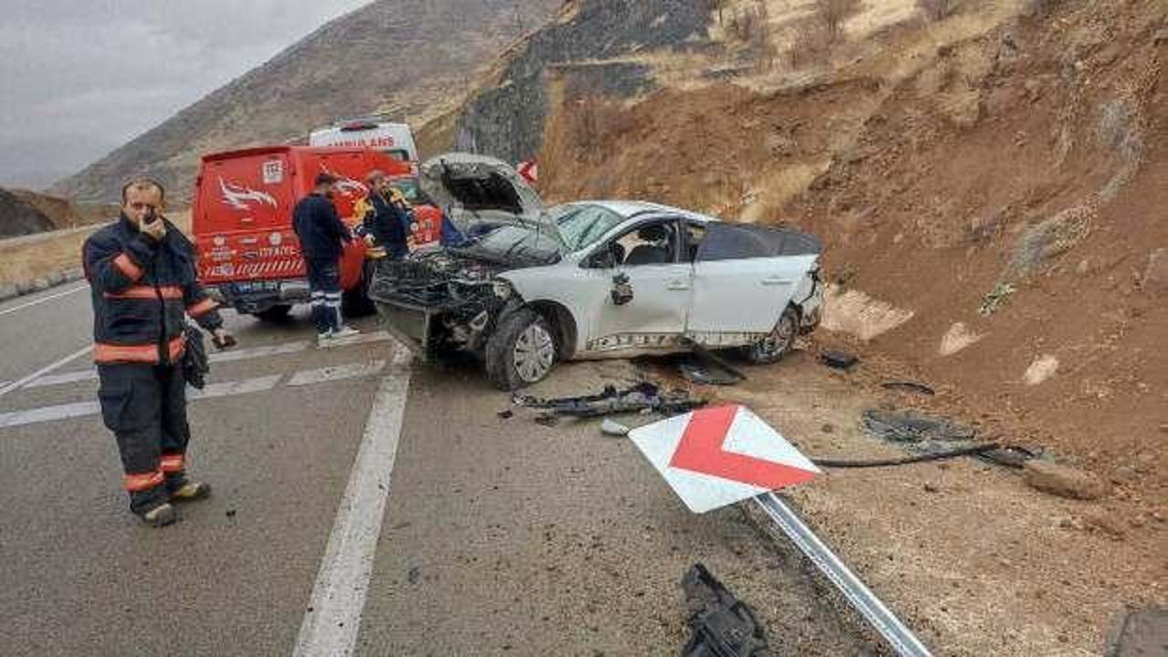 Malatya'da otomobil, şarampole devrildi: 6 yaralı