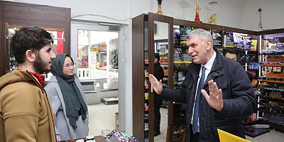Maltepe Belediye Başkan Adayı Kadem Ekşi esnaf ziyaretlerini sürdürüyor