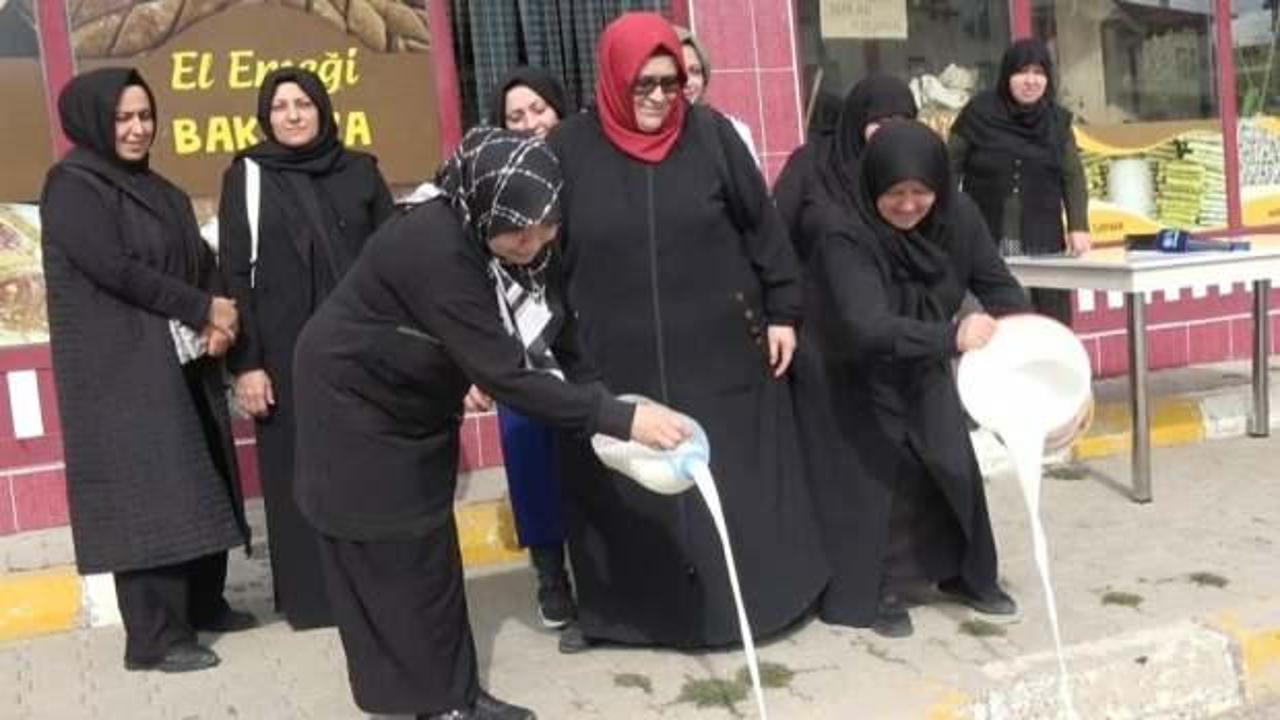 Manda sütü üreticilerinden tepki