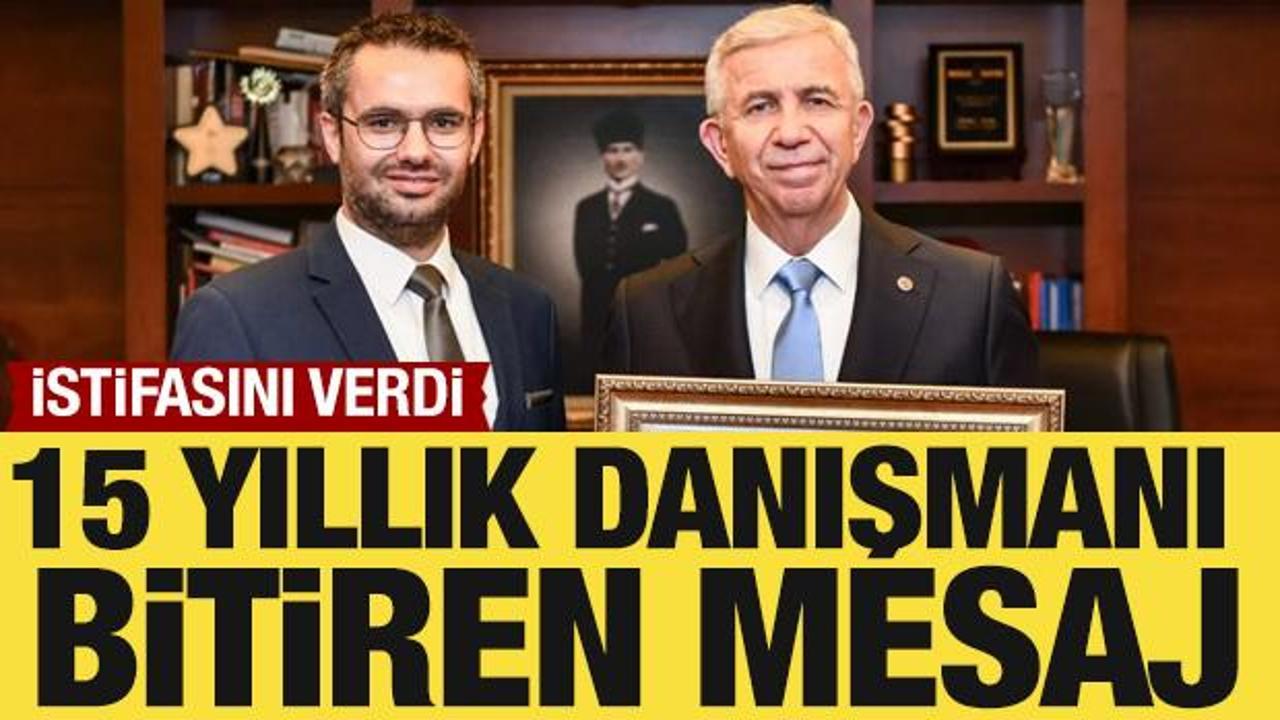 Mansur Yavaş'ın 15 yıllık danışmanı Volkan Gültekin istifa etti