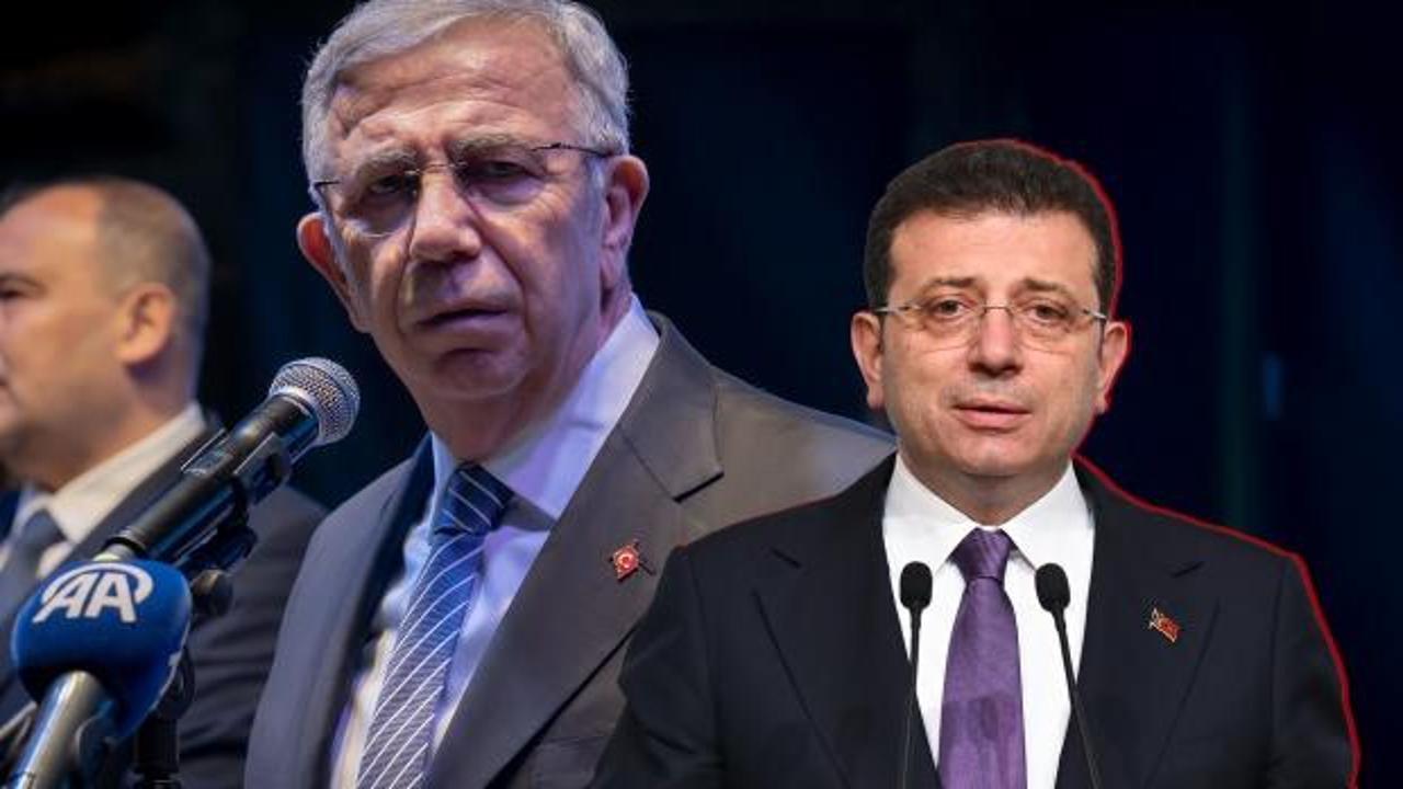 Mansur Yavaş'tan, İmamoğlu'na adaylık dokundurması! Aba altından 'anket' gösterdi