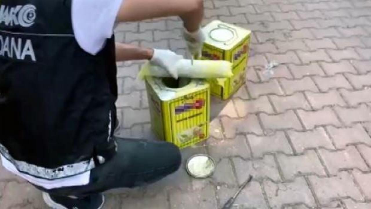 Margarin tenekesine saklamışlar! Oscar anında buldu