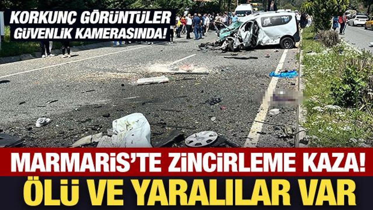 Marmaris'te zincirleme kaza! Ölü ve yaralılar var