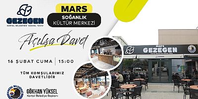 'Mars Gezegen Kafe' 16 Şubat'ta Kartal'da Açılıyor