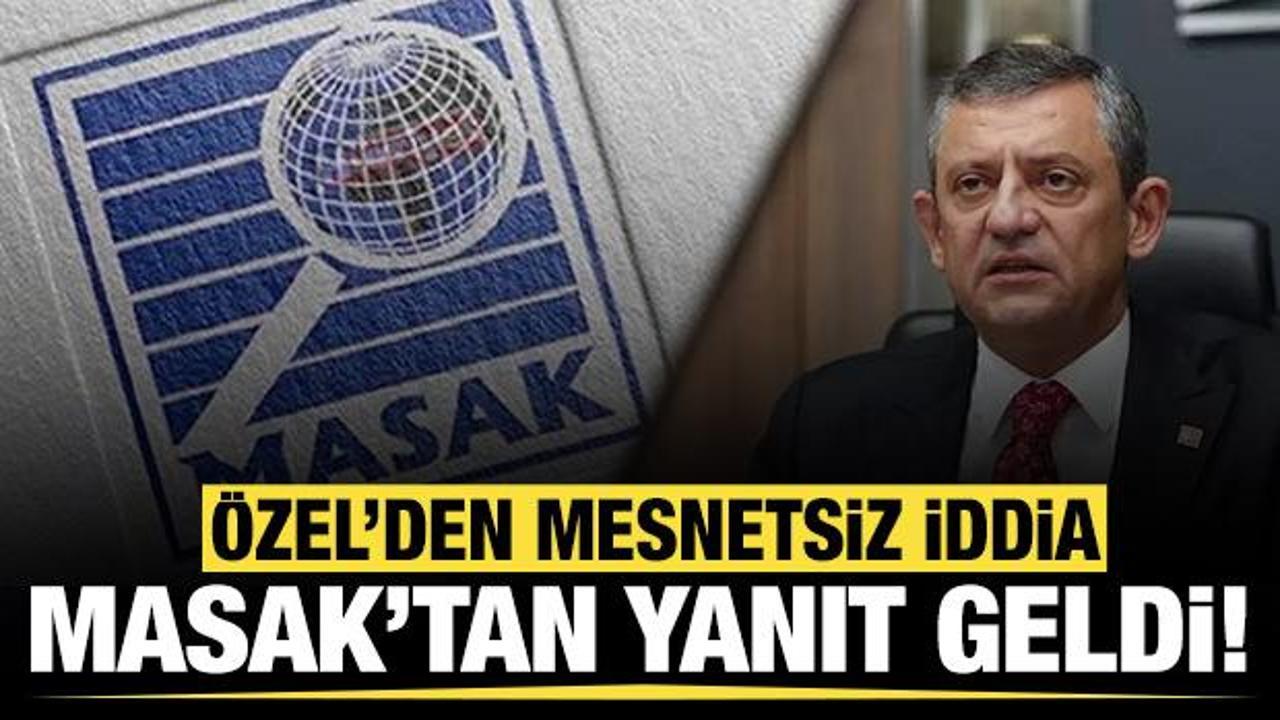 MASAK'tan Özgür Özel'in iddialarına yanıt!