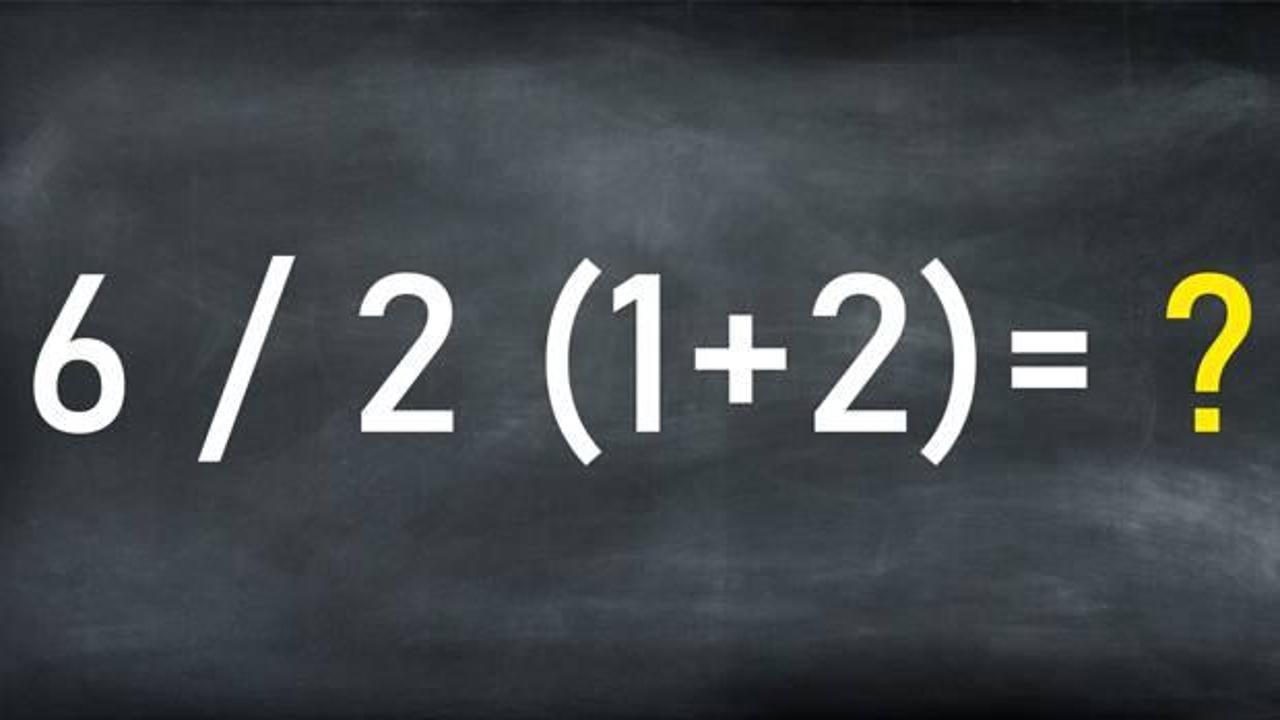 Matematik becerinizi gösterin #7: 3 adımdan oluşan bu matematik işleminin cevabını bulabilir misin?