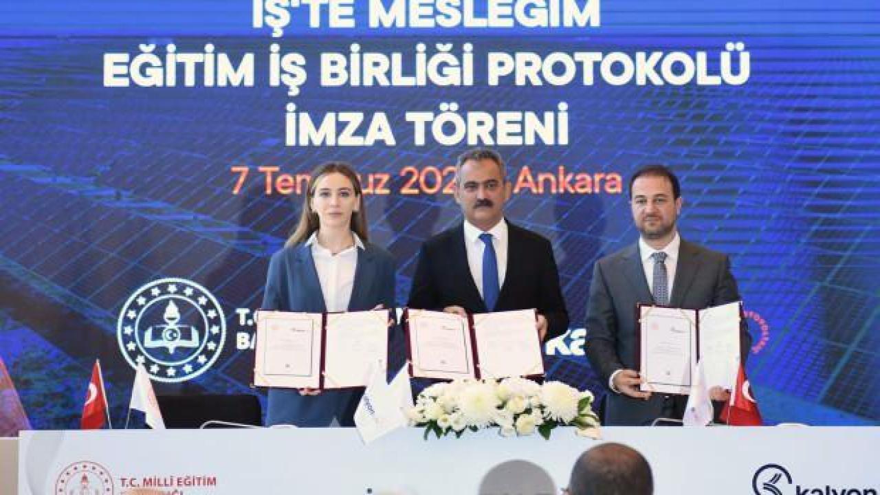 MEB’ten İş’te Mesleğim Eğitim İş Birliği Protokolü