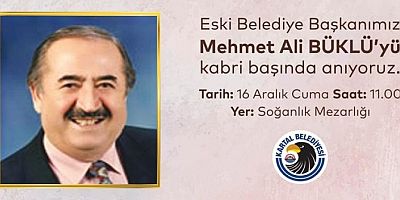 Mehmet Ali Büklü, Vefatının 27. Yılında Kabri Başında Anılacak