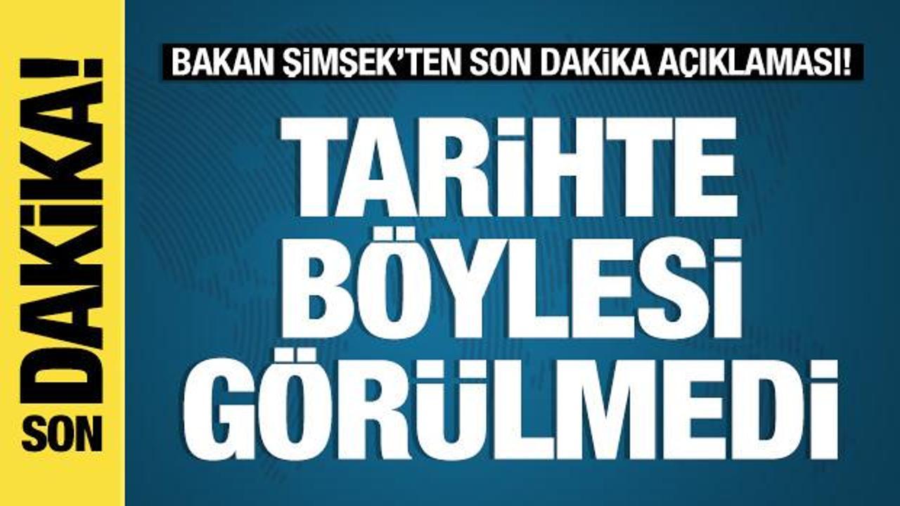 Mehmet Şimşek: Net rezerv artıya geçti