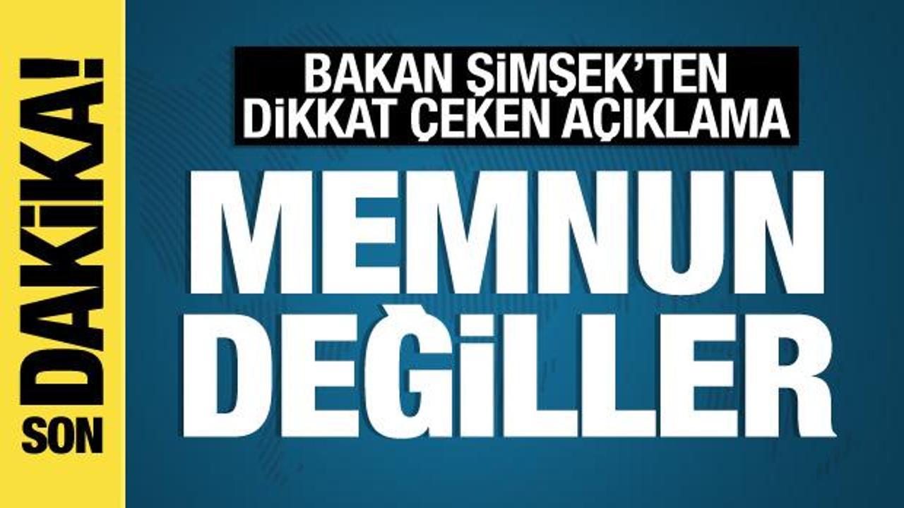 Mehmet Şimşek'ten altın kotası açıklaması: Çıkar çevreleri memnun değil