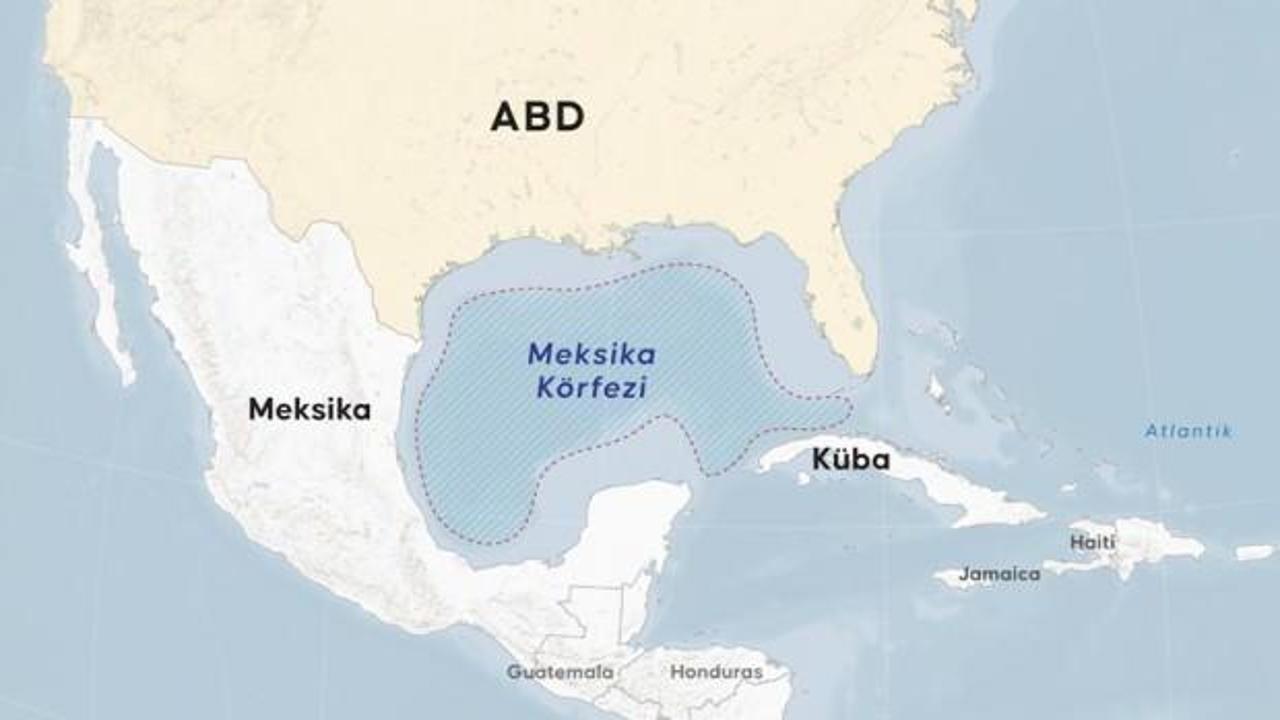 Meksika Körfezi'nin adı 