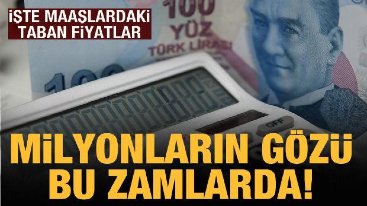 Memur ve emeklinin beklediği yeni zamlı maaşlar ne kadar olacak?