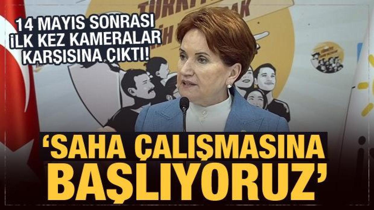 Meral Akşener, 6 gün sonra kameralar karşısına çıktı!