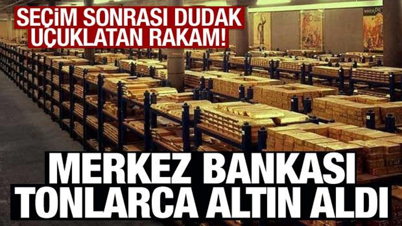 Merkez Bankası 2 ayda 28.2 ton altın aldı