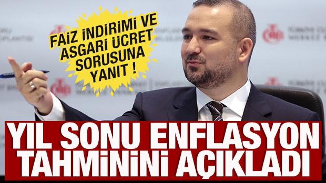 Merkez Bankası, yıl sonu enflasyon tahminini değiştirmedi