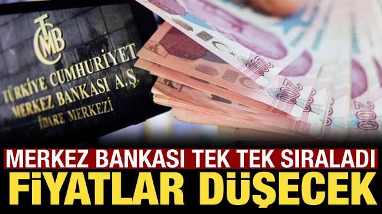 Merkez Bankası'ndan kira fiyatlarını düşürecek açıklama