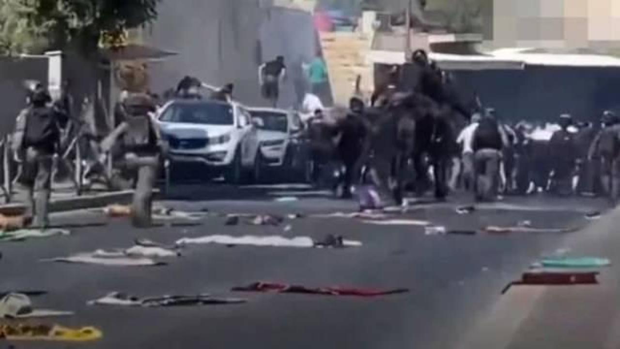 Mescid-i Aksa'da gerilim: İsrail polisinden müdahale
