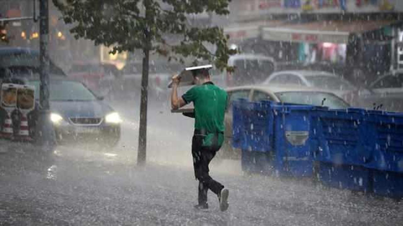Meteoroloji son dakika sağanak yağış uyarısı