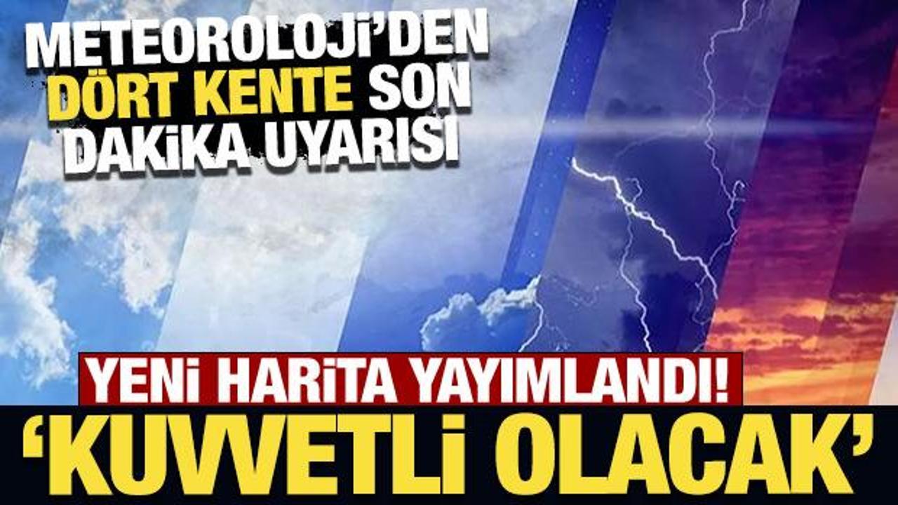 Meteoroloji'den dört kente sarı kod! Kuvvetli kar yağışı uyarısı