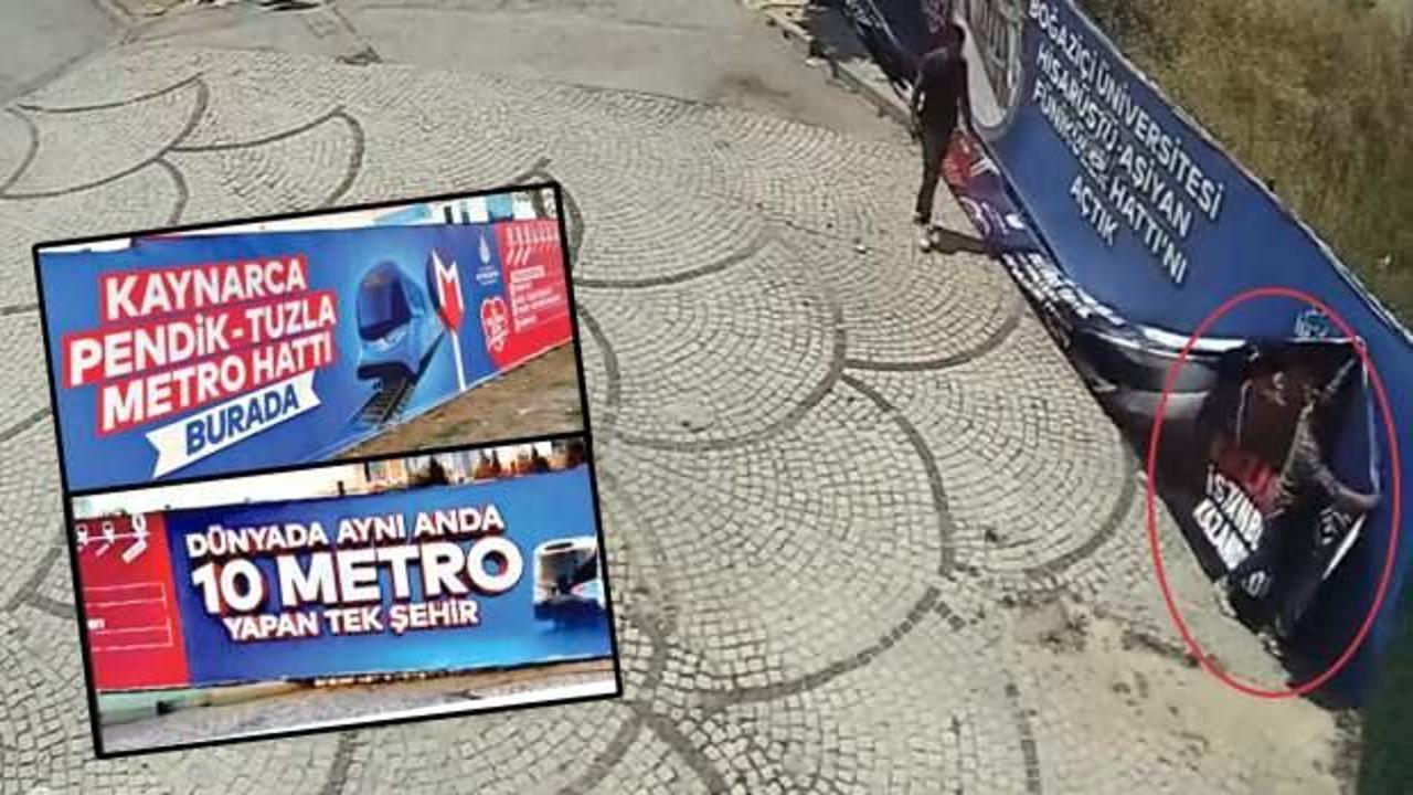 Metro yok reklam var! İBB inşaat yapmadığı metronun reklam panolarını 10. kez değiştirdi