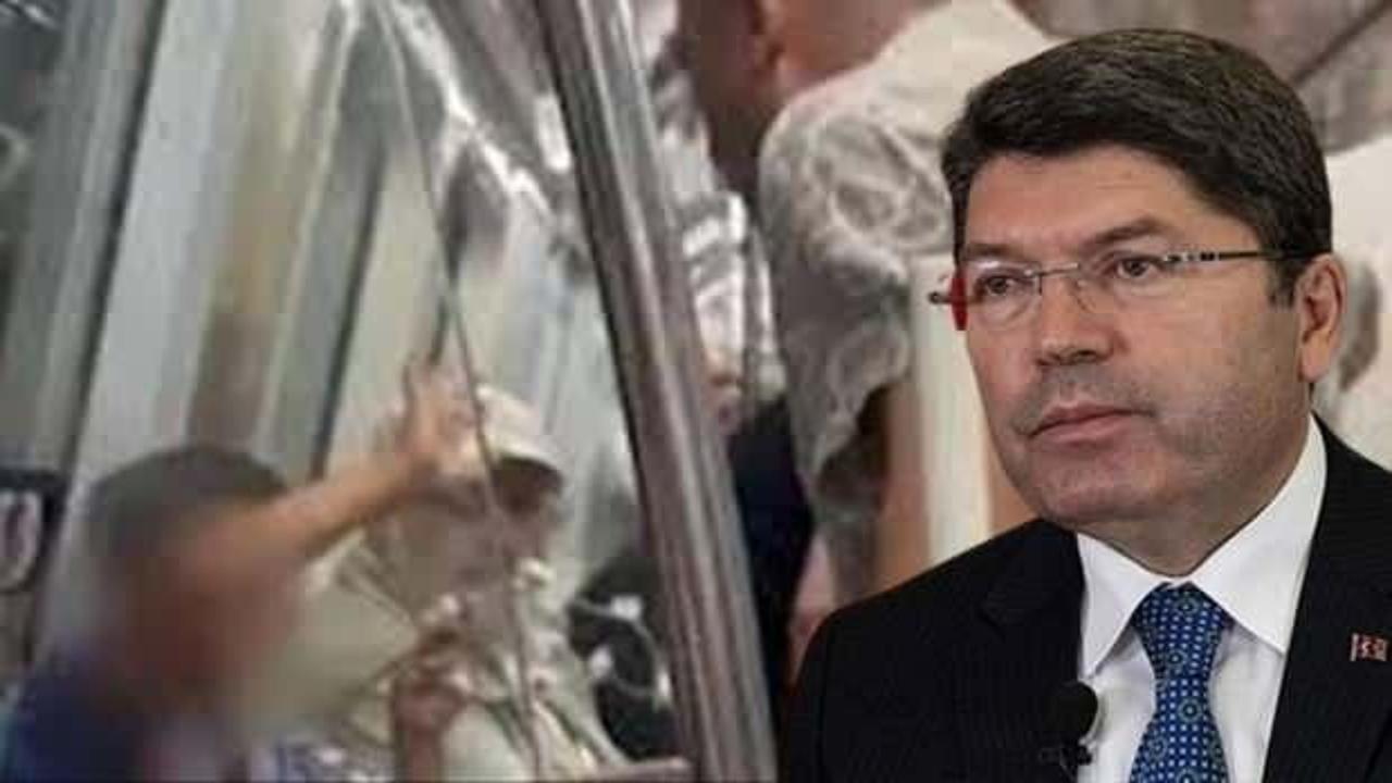 Metro'daki çocuğa çirkin saldırıya Bakan Tunç'tan tepki!