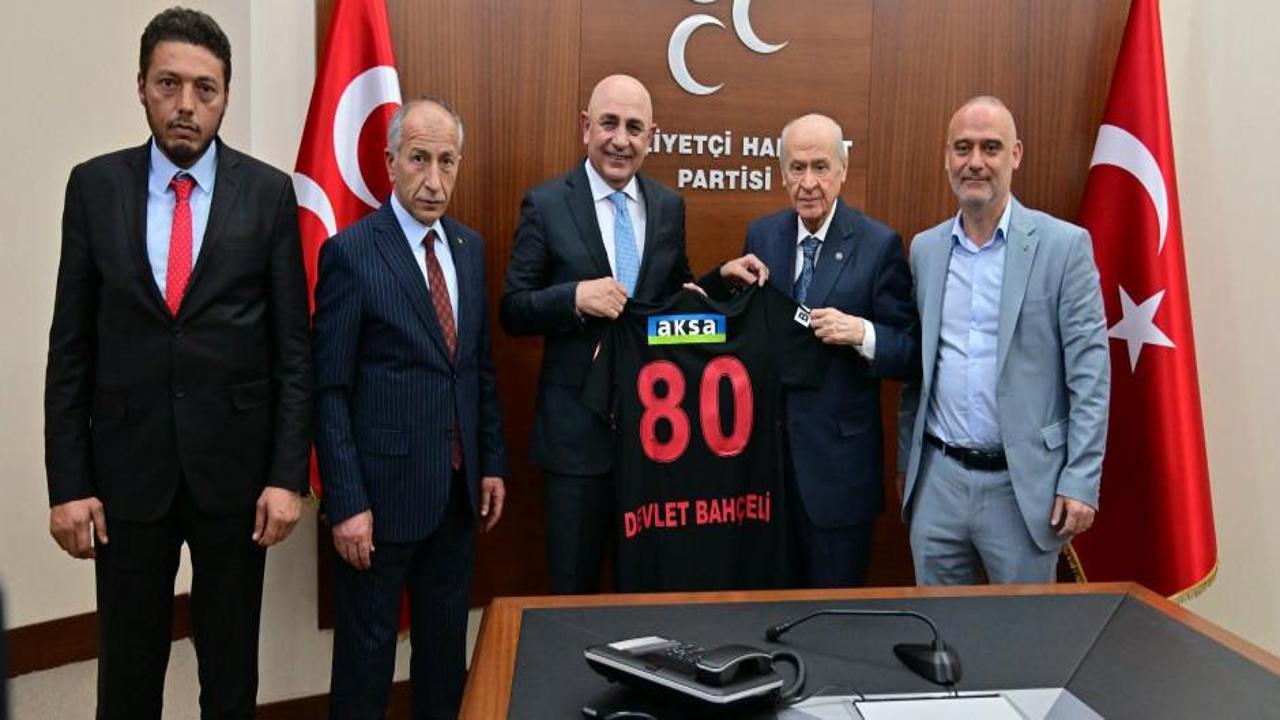 MHP Genel Başkanı Bahçeli, Süleyman Hurma ile görüştü