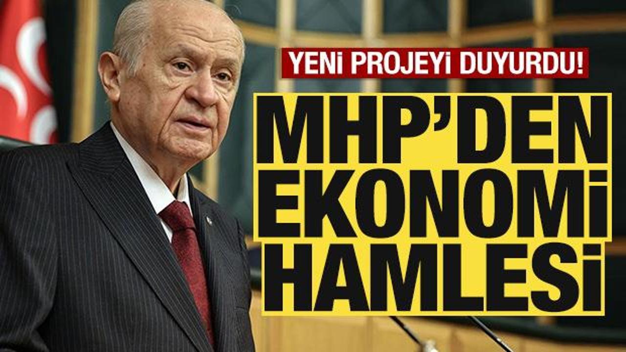 MHP'den ekonomi hamlesi!  Devlet Bahçeli duyurdu