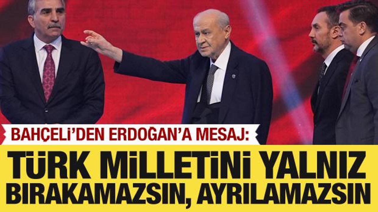 MHP'nin büyük kurultayı başladı: Bahçeli'den Erdoğan'a mesaj