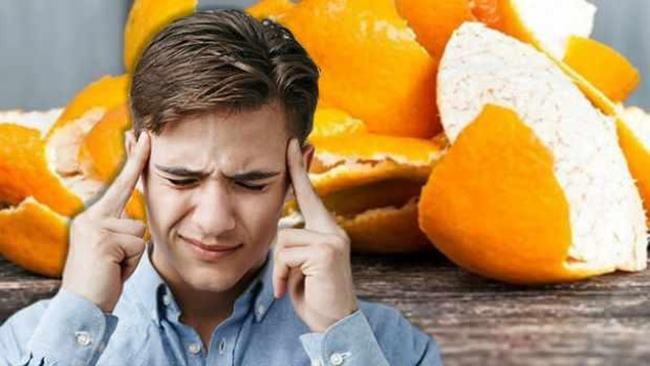 Migren olanlar dikkat: Mandalinayı yanınızdan eksik etmeyin! Mandalina kabuğu ile baş ağrısına doğal çözüm