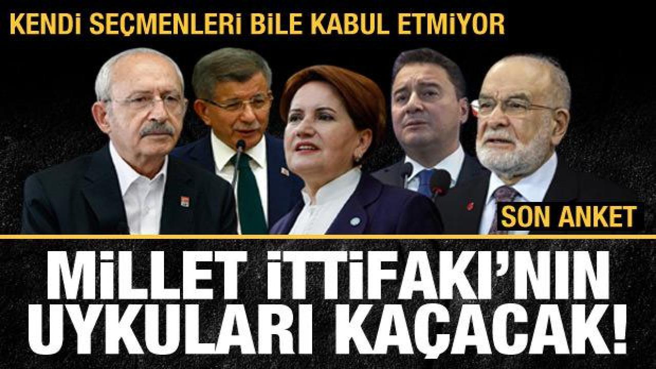 Millet İttifakı'nın uykusunu kaçıracak anket! Kendi seçmenleri bile güvenmiyor