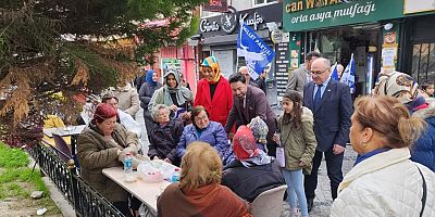 Millet Partisi İBB Başkan A. Hasan Hüsnü Güner Esnaf Ziyaretinde 