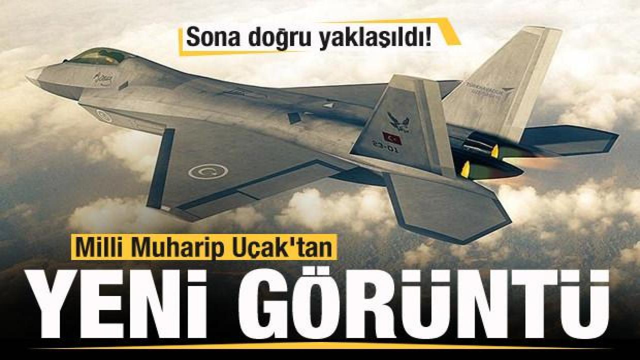 Milli Muharip Uçak'tan yeni görsel!