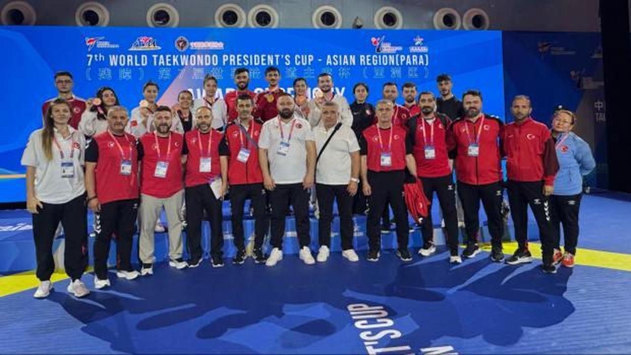 Milli para taekwondoculardan 1'i altın 7 madalya