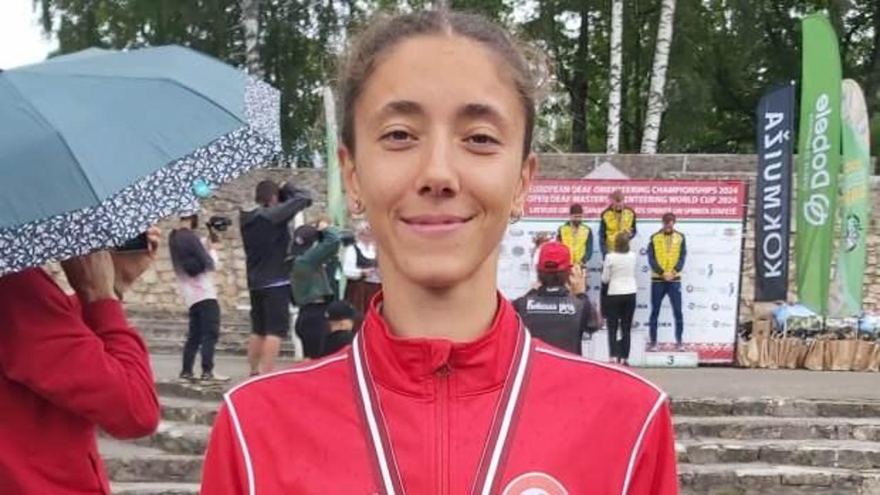 Milli sporcu Eylül Şenal, Avrupa üçüncüsü!